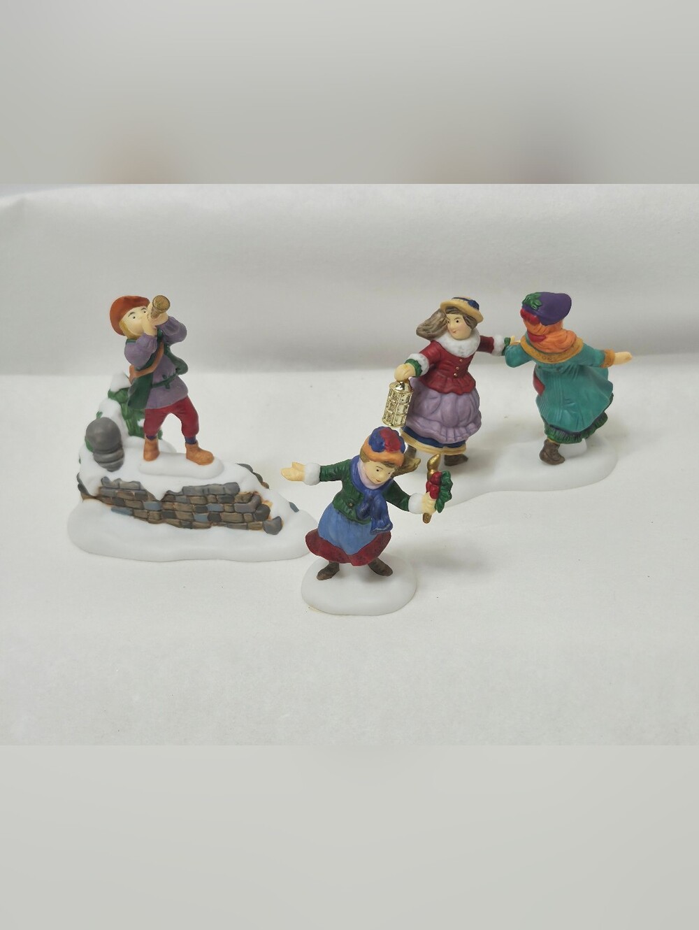 Retired Dept 56 twelve days of dickens village  *Nine Ladies Dancing* Figurines